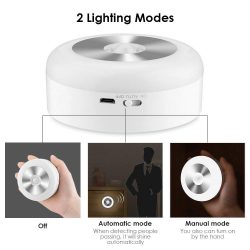 Amazon – PAVLIT 6 LED Nachtlicht mit Bewegungsmelder (wiederaufladbar) durch Gutscheincode für 2,40€ statt 7,99€
