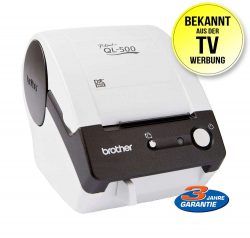 Brother Etikettendrucker QL-500BW für 17,90€ inkl. Versand (PVG 24,99€) @Office Partner