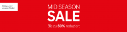 C & A – Mid Season Sale bis zu 50 % Rabatt + 10  % Newsletter Gutschein