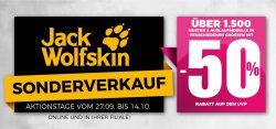McTreck – Bis zu 50 % Rabatt auf Jack Wofskin Jacken z.b. Jack Wolfskin ARLAND 3IN1 M für 99,97 € statt 157,96 € laut PVG