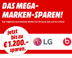 Mediamarkt: Mega Markensparen mit LG, Beats, Bose und Sony z.B. mit dem LG K8 Titan Smartphone für nur 95 Euro statt 115,50 Euro bei Idealo