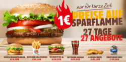Sparcoupons mit bis zu 52% Rabatt für McDonalds, Nordsee, KFC und Burger King