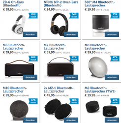 Veho Audio Flash-Sale mit bis zu 73% Rabatt @iBOOD z.B. ZB-6 On-Ears Bluetooth Kopfhörer für 45,90 € (71,87 € Idealo)