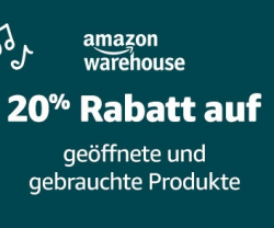 Amazon: 20% auf alle Amazon Warehouse-Artikel