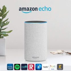 Amazon: Amazon Echo (2. Gen.), Intelligenter Lautsprecher mit Alexa mit Gutschein für nur 59,99 Euro statt 93,98 Euro bei Idealo