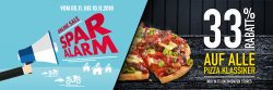 Dominos SPAR ALARM: 33% Rabatt auf Pizza