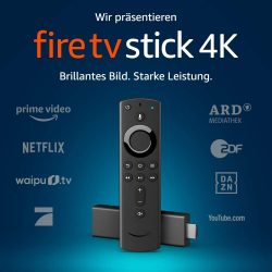 Fire TV Stick 4K Ultra HD mit der neuen Alexa-Sprachfernbedienung für 39,99 € (59,99 € Idealo) @Amazon Saturn MM