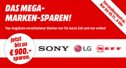 Mediamarkt: Mega Markensparen mit LG, Sony, Bauknecht und Neff z.B. mit LG OLED65G8PLA OLED SMART TV für nur 2599 Euro statt 3299 Euro bei Idealo