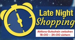 @netto: Late night shopping 18:00–24:00 + 10€ Gutschein (69€ MBW)