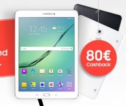 Samsung Galaxy Tab S2 9.7 Tablet mit LTE für 49,95€ + 80€ Cashback + Vodafone 5GB Flat für nur 17,49€ mtl.
