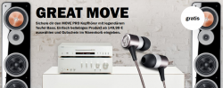 Teufel Move Pro In-Ear-Kopfhörer (Wert 99,99 €) mit Gutscheincode GRATIS zu jeder Bestellung ab 149 € MBW @Teufel