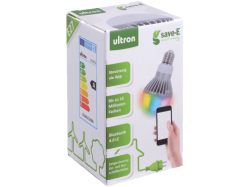 ULTRON save-E E27 RGB appgesteuert LED für 10 € (19,02 € Idealo) @Media-Markt