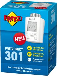 Amazon: AVM FRITZ!DECT 301 Funk-Heizkörperthermostat für nur 39,99 Euro statt 45,90 Euro bei Idealo