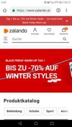 Black Friday Warm up auf Zalando: Heute bis zu 70% Rabatt auf Winter Styles