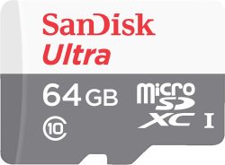 2 Stück SANDISK Ultra microSDXC Speicherkarten 64GB für 16 € (29,97 € Idealo) @Media-Markt