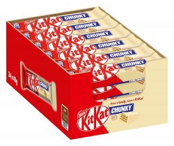 Amazon – KitKat ChunKy White knuspriger Schokoriegel im 24er Pack (24 x 40 g) für 7,99€ (15,97€ PVG)