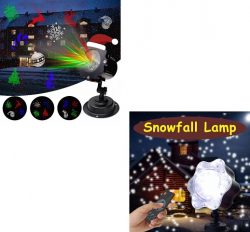 Amazon – Weihnachtliche LED Projektionslampe mit Fernbedienung für Innen & Außen für 19,99 € inkl. Versand statt 39,99 € mit Gutschein