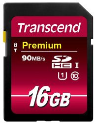 Bis zu 30% Rabatt auf Transcend Speicherprodukte @Amazon z.B. Transcend Class 10 Premium SDHC 16GB Speicherkarte für 4,79 € (8,23 € Idealo)