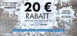 Karstadt – 20 € Rabatt Gutschein ab 100 € Bestellwert