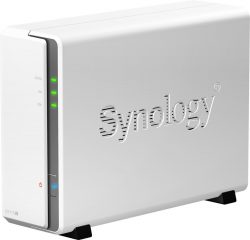 Synology DiskStation DS115j 1-Bay NAS mit Gutscheincode für 74,90 € (84,92 € Idealo) @Notebooksbilliger