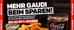 Neue McDonalds Gutscheine in der App oder zum Ausdrucken – bis zu 50% sparen