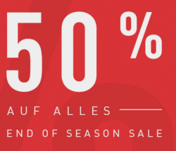 Reebok: 50% Rabatt auf alle Artikel im End of Season Sale