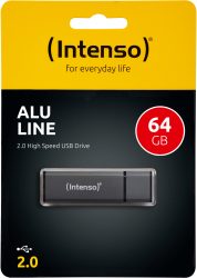 Saturn und Amazon: Intenso Alu Line 64 GB USB-Stick USB 2.0 für nur 8 Euro statt 11,79 Euro bei Idealo