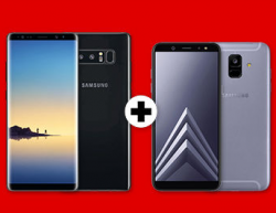 Samsung Galaxy Note 8 + Galaxy A6 2018 für 499 € (635,75 € Idealo) Media-Markt und Saturn