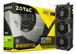 ZOTAC GeForce GTX 1070 AMP! 8GB Grafikkarte + Spiel für 319€ +VSK [idealo 475€] @Mediamarkt