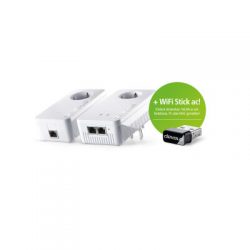 devolo dLAN 1200+ WiFi ac Powerline Starter Kit + WiFi Stick ac (1200 Mbit/s, 2 Adapter, Steckdose, inkl. WLAN-Stick) für 119,92€ statt 149,90€ @NBB