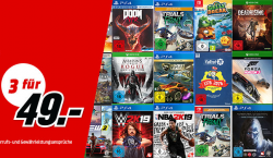 Mediamarkt: 3 Spiele für PS4, Xbox, Switch und PC für nur 49 Euro