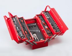 Real: ATROX AY0547 Werkzeugkasten 88-tlg bestückt für nur 39,97 Euro statt 65,79 Euro bei Idealo