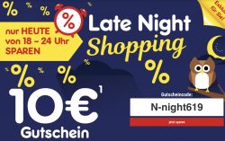 @netto: late night shopping heute ab 18 Uhr + 10€ Gutschein