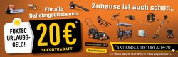 20€ Rabatt auf Gartengeräte und Co ab 100€ MBW + Versandkostenfrei @Fuxtec
