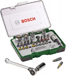 Amazon (Prime): Bosch 27tlg. Schrauberbit- und Ratschen-Set für nur 11,99 Euro statt 16,54 Euro bei Idealo