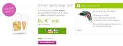 Bosch IXO V Akkuschrauber für 8,85€ dank Klarmobil Duo-Tarif ohne zusätzliche Kosten anstatt 35,99€ @getHandy