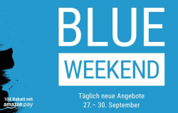 Blue Weekend Technik Sale für 4 Tage + 10 € Extra-Rabatt mit Amazon Pay @Cyberport
