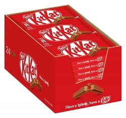 Amazon Prime – Nestle KitKat Schoko-Riegel, Milch-Schokolade, 24er Pack (24 x 41,5g) für 8,99€