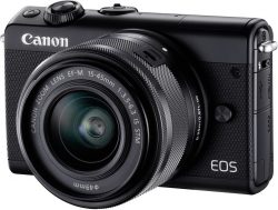 CANON EOS M100 Kit Systemkamera 24.2 Megapixel mit Objektiv 15-45 mm für 249 € (329,99€  Idealo) @Saturn