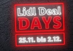 Lidl Deal Days (Black Friday) mit verschiedenen Angeboten + versandkostenfrei mit Gutschein