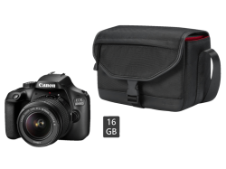 CANON EOS 4000D Kit Spiegelreflexkamera inkl. Tasche und Speicherkarte für 199 € (251 € Idealo) @Media-Markt