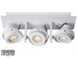 Lucide Landa II LED-Deckenstrahler 3-flammig in weiß oder Aluminium für 85,90 € (149,99 € Idealo) @iBOOD