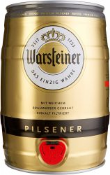 Amazon (Prime): Warsteiner Premium Pilsener 5 Liter Fass für nur 6,99 Euro statt 16,14 Euro bei Idealo
