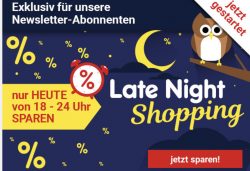 Netto: 18:00-24:00 Late night shopping