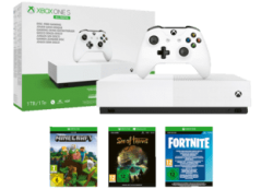 MICROSOFT Xbox One S 1TB – All Digital Edition inkl. 3 Games für 129 € (163,99 € Idealo) @Media-Markt