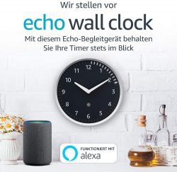 Echo Wall Clock durch Gutscheincode für 22,49 € statt 29,99 € @Amazon