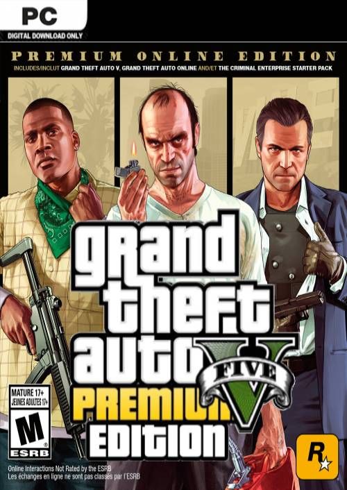 Epic Games Store: Grand Theft Auto V (GTA 5) Premium Edition PC Spiel