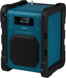 Amazon: MEDION P66098 DAB+ Bluetooth Baustellenradio für nur 67,93 Euro statt 80,92 Euro bei Idealo