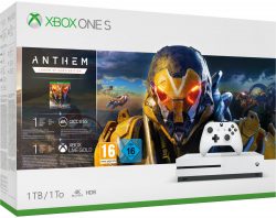 Lidl: Microsoft Xbox One S Anthem Bundle mit 1TB Festplatte und 4K-Auflösung für nur 197,86 Euro statt 278,96 Euro bei Idealo