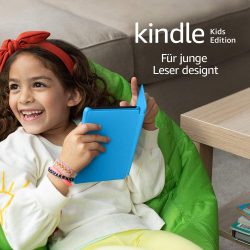 Kindle Kids Edition – mit Zugriff auf mehr als tausend Bücher, blaue Hülle für 53,59€ statt PVG Idealo 87€ @amazon